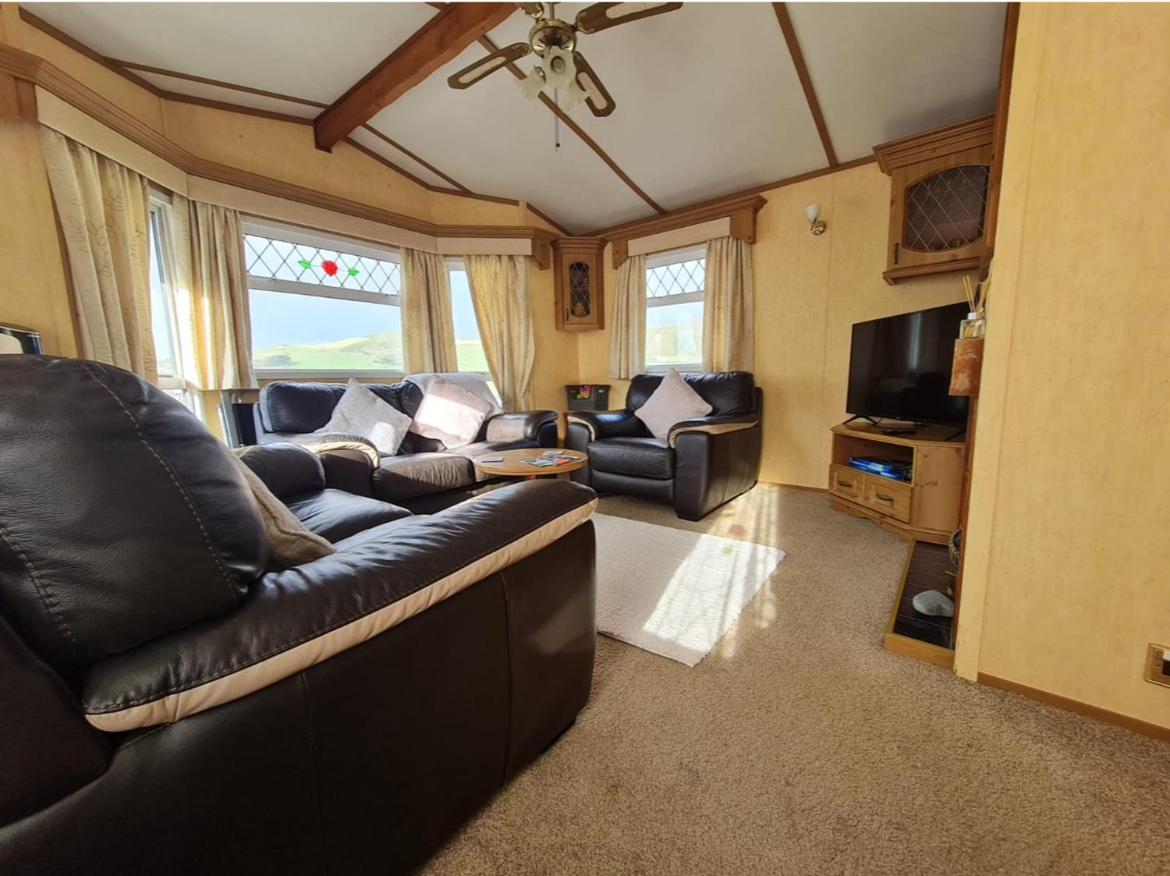Spacious Luxury Escape With Sea Views And Pet Friendly At Clarach Bay Aberystwyth Exterior foto